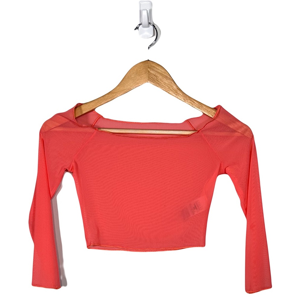 Lulli Dancewear Coral Mesh Top